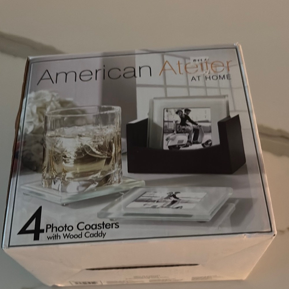 American Atelier White and Brown Picture Frame Accents